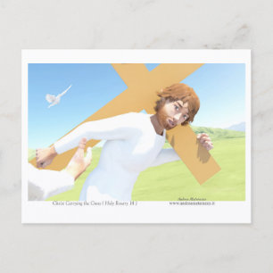 Christus trägt das Kreuz  Postkarte