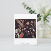 Christus trägt das Kreuz. von Hieronymus Bosch Postkarte (Stehend Vorderseite)