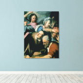 Christus treibt die Moneychanger Leinwanddruck (Insitu (Holzboden))
