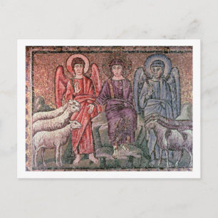 Christus trennt das Schaf von den Ziegen, 6. Postkarte