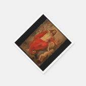 Christus triumph über Tod und Sohn Serviette (Ecke)
