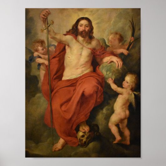 Christus triumphiert über Tod und Sohn Poster (Vorne)