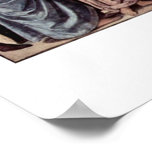 Christus übergibt die Schlüssel von Pietro Perugin Poster (Ecke)