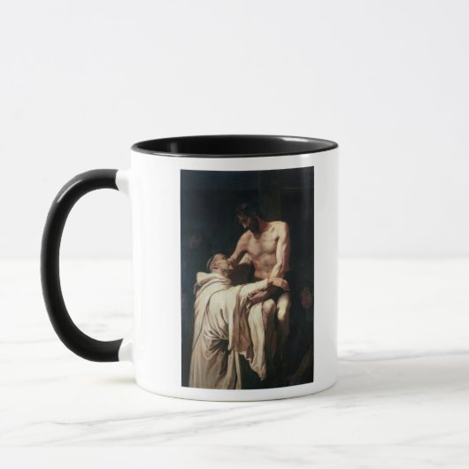 Christus-Umfassung Bernhardiner Tasse (Links)
