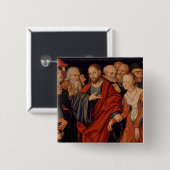 Christus und der Frau eingelassene Ehebruch Button (Vorne & Hinten)