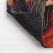 Christus und der Frau eingelassene Ehebruch Mousepad (Ecke)