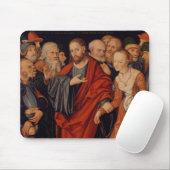 Christus und der Frau eingelassene Ehebruch Mousepad (Mit Mouse)