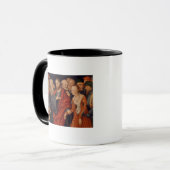 Christus und der Frau eingelassene Ehebruch Tasse (Vorderseite Links)
