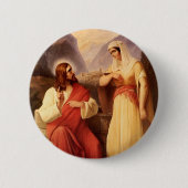 Christus und der Samariter von Christlich Schleisn Button (Vorderseite)