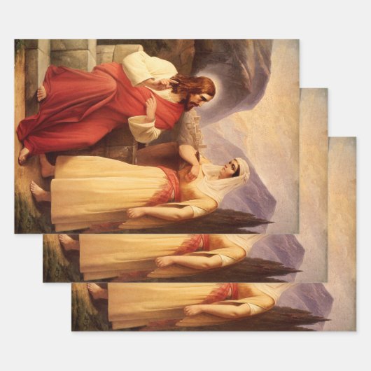 Christus und der Samariter von Christlich Schleisn Geschenkpapier Set (Set)