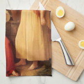 Christus und der Samariter von Christlich Schleisn Geschirrtuch (Viertel Falte)