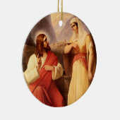 Christus und der Samariter von Christlich Schleisn Keramik Ornament (Rechts)