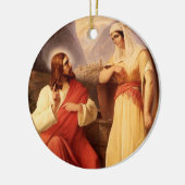 Christus und der Samariter von Christlich Schleisn Keramik Ornament (Links)