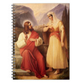 Christus und der Samariter von Christlich Schleisn Notizblock (Vorderseite)