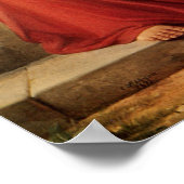 Christus und der Samariter von Christlich Schleisn Poster (Ecke)