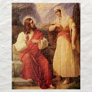 Christus und der Samariter von Christlich Schleisn Puzzle