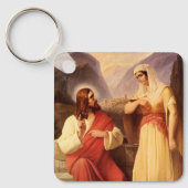 Christus und der Samariter von Christlich Schleisn Schlüsselanhänger (Vorderseite)