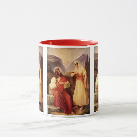 Christus und der Samariter von Christlich Schleisn Tasse (Zentrum)