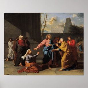 Christus und die Canaanite Frau, 1783-84 Poster