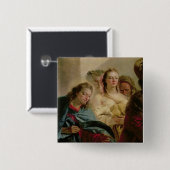 Christus und die Ehebrecherin, 1751 (Öl auf Button (Vorne & Hinten)