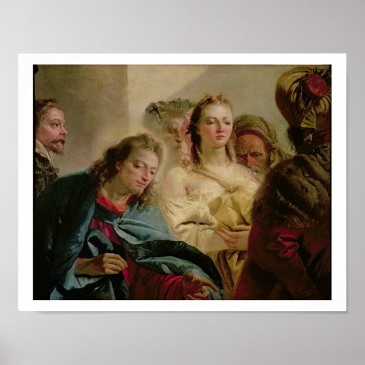 Christus und die Erwachsenen, 1751 (Öl auf Leinwan Poster (Vorne)