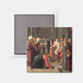 Christus und die Frau, die im Erwachsenenalter auf Magnet (Vorderseite/Rückseite)