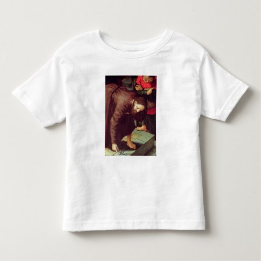 Christus und die Frau im Ehebruch Kleinkind T-shirt (Vorderseite)