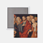 Christus und die Frau im Erwachsenenalter Magnet (Vorderseite/Rückseite)