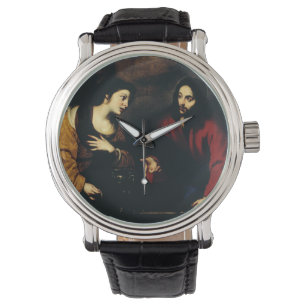 Christus und die Frau von Samaria Armbanduhr