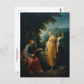 Christus und die Frau von Samaria, William Hamilto Postkarte (Vorne/Hinten)