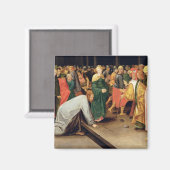 Christus und die Frauen im Ehebruch, 1628 Magnet (Vorderseite/Rückseite)