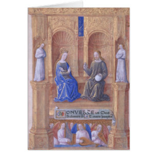 Christus und die Jungfrau Mary inthronisiert