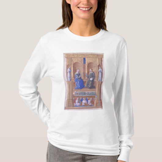 Christus und die Jungfrau Mary inthronisiert T-Shirt (Vorderseite)