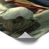 Christus und die Kinder Poster (Ecke)