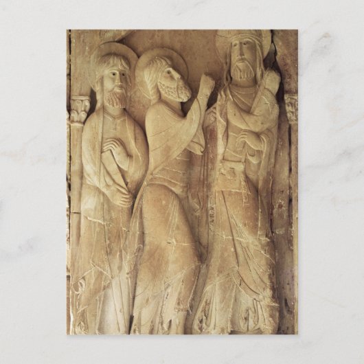 Christus und die Pilger von Emmaus Postkarte (Vorderseite)