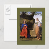 Christus und die Samariterin Postkarte (Vorne/Hinten)