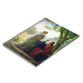 Christus und die Samariterin von Carl Bloch Notizblock (Linke Seite)