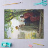 Christus und die Samariterin von Carl Bloch Seidenpapier (Basteln)