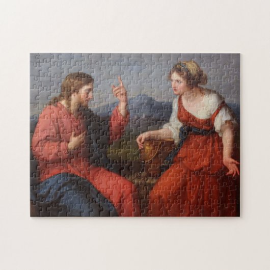 Christus und die Samariterinnen, Angelica Kauffman Puzzle (Horizontal)
