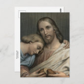 Christus und Johannes von Ary Scheffer Postkarte (Vorne/Hinten)