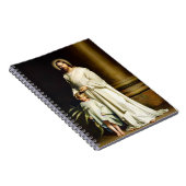 Christus und Kind. Fine Art Gift Notebook Notizblock (Rechte Seite)