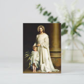 Christus und Kind. Fine Art Oaster Postkarten (Stehend Vorderseite)
