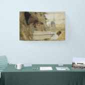 Christus und Mary Magdalene im finnischen ländlich Banner (Messe)