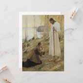 Christus und Mary Magdalene im finnischen ländlich Karte (Vorderseite/Rückseite Beispiel)