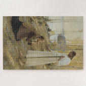 Christus und Mary Magdalene im finnischen ländlich Puzzle (Horizontal)