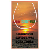 Christus, unser Erretter war heute Geboren Kleine Geschenktüte (Rückseite)