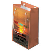 Christus, unser Erretter war heute Geboren Kleine Geschenktüte (Rückseite Schrägansicht)