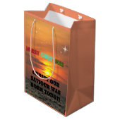 Christus, unser Erretter war heute Geboren Mittlere Geschenktüte (Rückseite Schrägansicht)