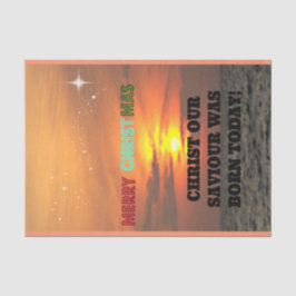 Christus, unser Erretter war heute Geboren Seidenpapier