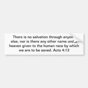 Christus unsere nur Rettung! Autoaufkleber